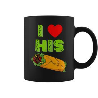 I Love His Burrito Cinco De Mayo Matching Mexican Couple Coffee Mug - Thegiftio UK