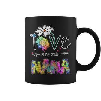 I Love Being Called Nana Sunflower Mother's Day Coffee Mug - Seseable