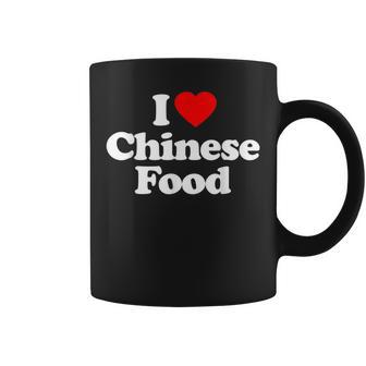 I Love Chinese Food Heart Coffee Mug | Crazezy DE