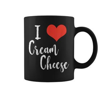 I Love Cream Cheese Coffee Mug - Monsterry