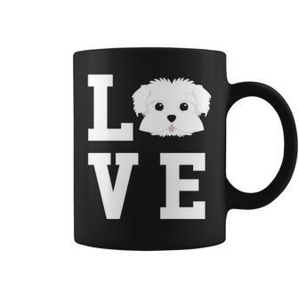 I Love My Dog Maltese Dog Lover Coffee Mug | Mazezy