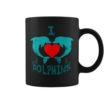 I Love Dolphins Idea Coffee Mug - Monsterry