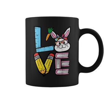 Love Easter Bunny Teacher Cute Rabbit Spring School Women Coffee Mug | Seseable CA
