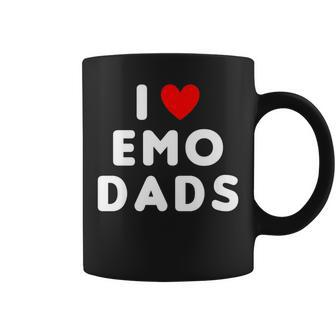 I Love Emo Dads Red Heart Coffee Mug - Monsterry AU