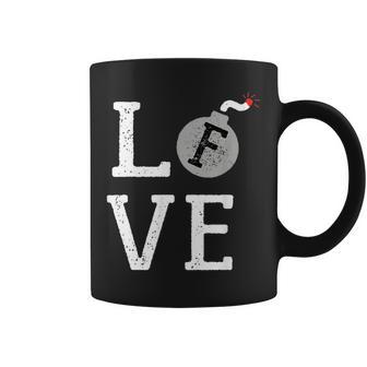 Love F Bombs Fbomb For Moms Dads Women Coffee Mug - Monsterry DE