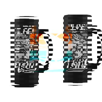 I Love Fishing Fisher Fisherman Fish Sayings Coffee Mug - Thegiftio UK