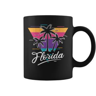Love Florida Vintage Sunset Style Idea 80S Coffee Mug - Monsterry UK
