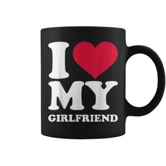 I Love My Girlfriend I Heart My Girlfriend Gf For Women Coffee Mug - Seseable