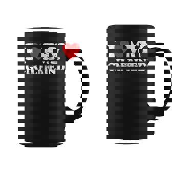 I Love My Girlfriend Retro Heart Coffee Mug - Thegiftio