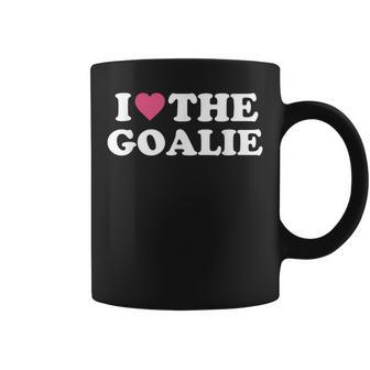 I Love The Goalie Cute Soccer Goalie Family Grandma Mom Coffee Mug - Monsterry