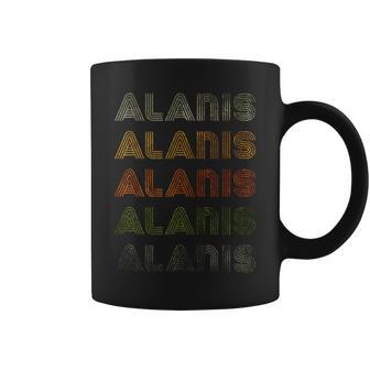 Love Heart Alanis Grunge Vintage Style Black Alanis Coffee Mug - Monsterry AU