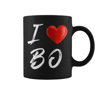 I Love Heart Bo Family Name T Coffee Mug - Seseable