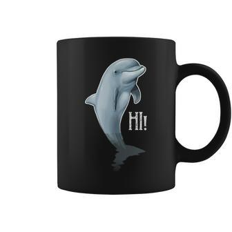 Love Heart Dolphins Dolpin Lover Ocean Sea Animal Coffee Mug - Monsterry UK