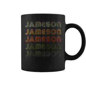 Love Heart Jameson GrungeVintage Style Black Jameson Coffee Mug - Monsterry