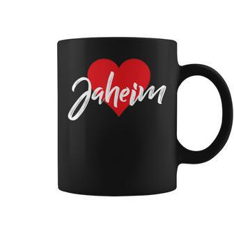 I Love Jaheim First Name I Heart Named Coffee Mug - Seseable