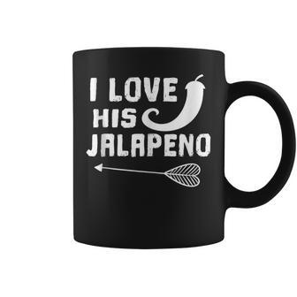 I Love His Jalapeno Matching Couple Cinco De Mayo Coffee Mug - Monsterry