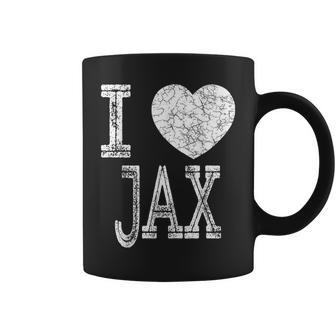 I Love Jax Valentine Boyfriend Son Boy Heart Husband Name Coffee Mug - Seseable