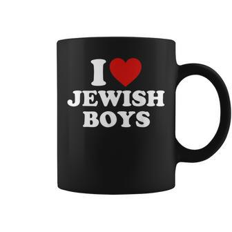 I Love Jewish Boys I Heart Jewish Boys Coffee Mug - Seseable