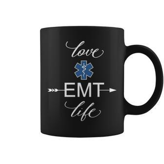 Love Life Emt With Arrow Coffee Mug | Mazezy