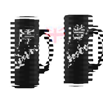 I Love London City England Flag Heart Coffee Mug - Thegiftio UK