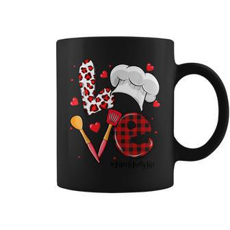 Love Lunch Lady Life Valentines Day Coffee Mug - Thegiftio UK