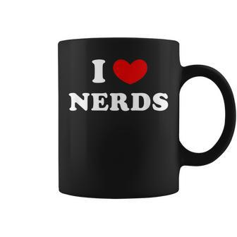 I Love Nerds I Heart Nerds Coffee Mug - Seseable