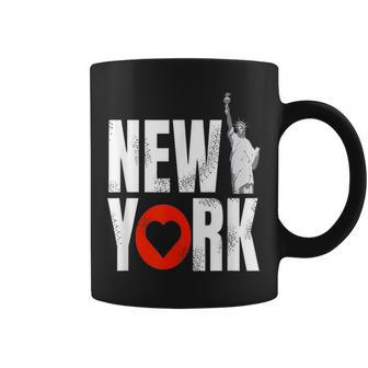 I Love New York City Statue Of Liberty America Souvenirs Coffee Mug - Monsterry DE