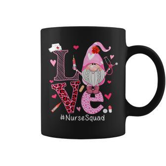 Love Nurse Squad Cute Happy Valentine's Day Gnome Lover Coffee Mug - Thegiftio UK