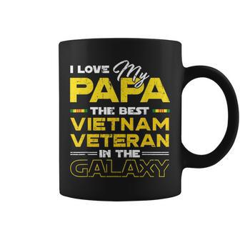 I Love My Papa The Best Vietnam Veteran In The Galaxy Coffee Mug - Monsterry CA