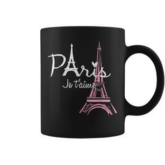 I Love Paris Eiffel Tower France French Souvenir Coffee Mug - Monsterry UK