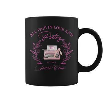 In Love And Poetry Social Club Coffee Mug | Mazezy CA