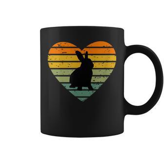 I Love Rabbit Retro Heart Rabbit Fan Tassen - Geschenkecke