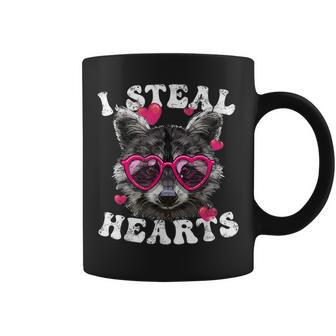I Love Raccoon Face Raccoon Lover Raccoon Valentine Coffee Mug - Monsterry DE