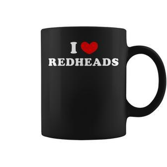 I Love Redheads I Heart Redheads Coffee Mug - Monsterry AU