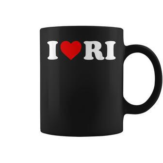 I Love Ri Heart Rhode Island Coffee Mug - Monsterry CA