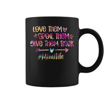 Love Spoil Give Them Back Tie Dye Mimi Life Coffee Mug - Monsterry UK