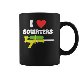 I Love Squirters 80'S Squirt Guns Awesome Retro Coffee Mug - Seseable