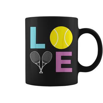 I Love Tennis Tennis Player Coffee Mug - Monsterry DE