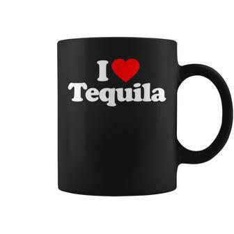 I Love Tequila Heart Coffee Mug | Crazezy AU