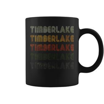 Love Timberlake Grunge Vintage Style Black Timberlake Coffee Mug - Monsterry