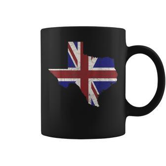 I Love Uk Texas Loves England British American In Tx Coffee Mug - Monsterry