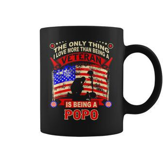 I Love More Than Being A Veteran Is Being A Popo Coffee Mug - Monsterry DE