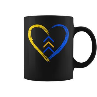Love World Down Syndrome Awareness Day 3 Arrows In Heart Coffee Mug - Monsterry UK