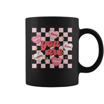 You Are Loved Enough Valentine Day Worthy Heart Conversation Coffee Mug - Monsterry CA