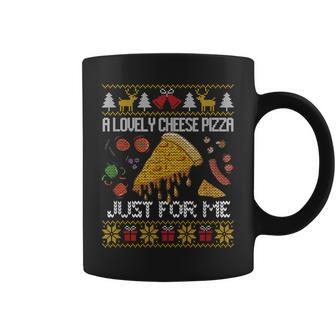 A Lovely Cheese Pizza Just For Me Alone Home Christmas Coffee Mug | Mazezy
