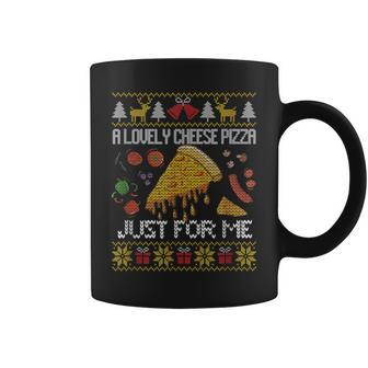 A Lovely Cheese Pizza Just For Me Alone Home Christmas Xmas Coffee Mug | Mazezy