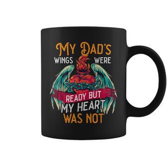 Loving Memory Loss Of Dad In Heaven Remembrance Coffee Mug - Monsterry