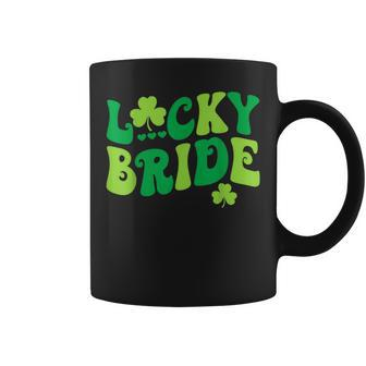 Lucky Bride Groom Couples Matching Wedding St Patrick's Day Coffee Mug - Seseable