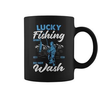 Lucky Fishing Do Not Wash Vintage Fishing Coffee Mug - Monsterry UK