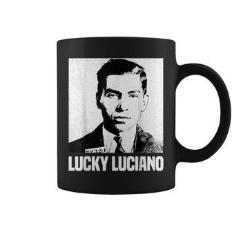Lucky Luciano Gangster Boss Coffee Mug | Crazezy CA